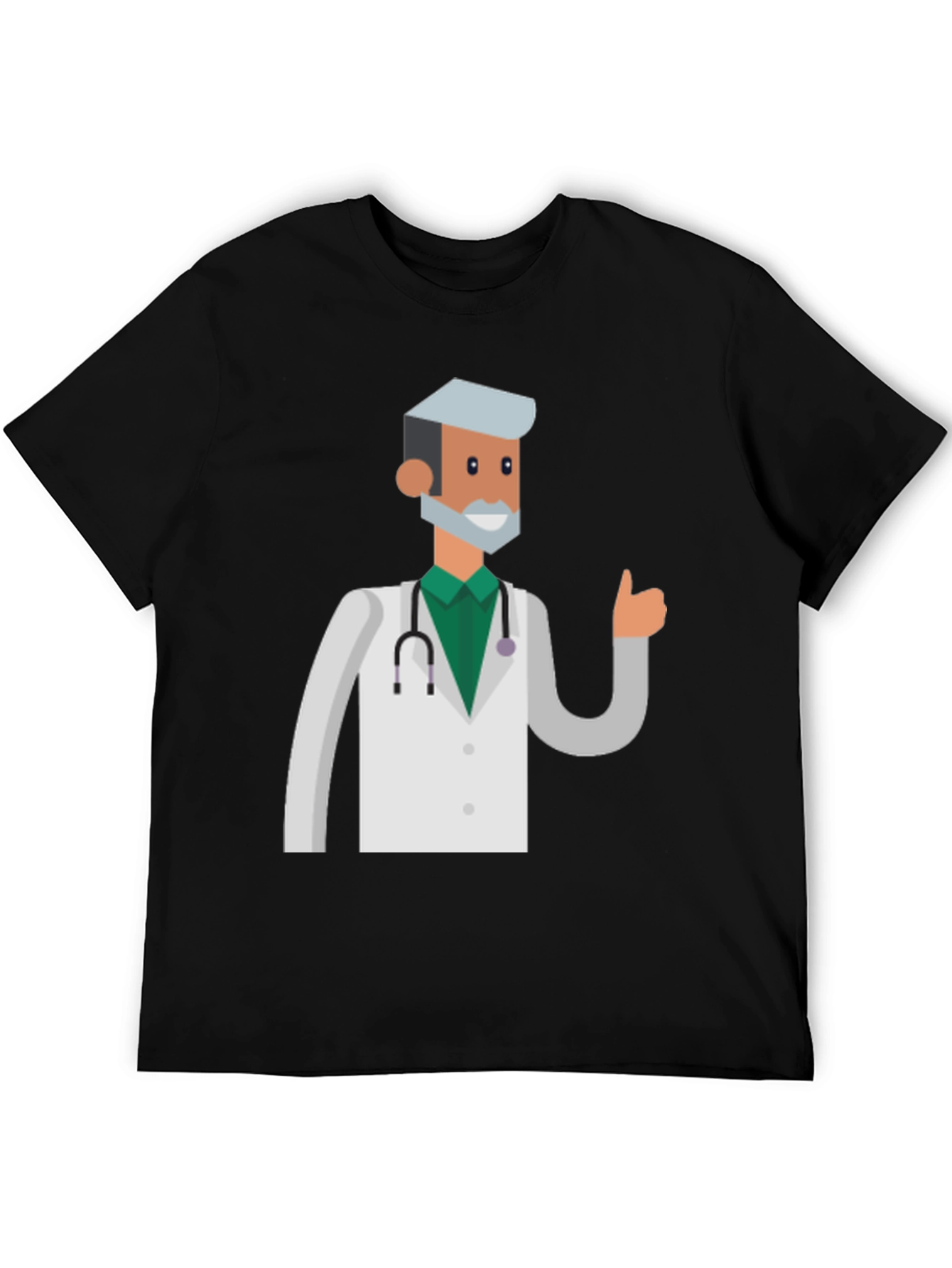 Doctor Graphic Black T-Shirt