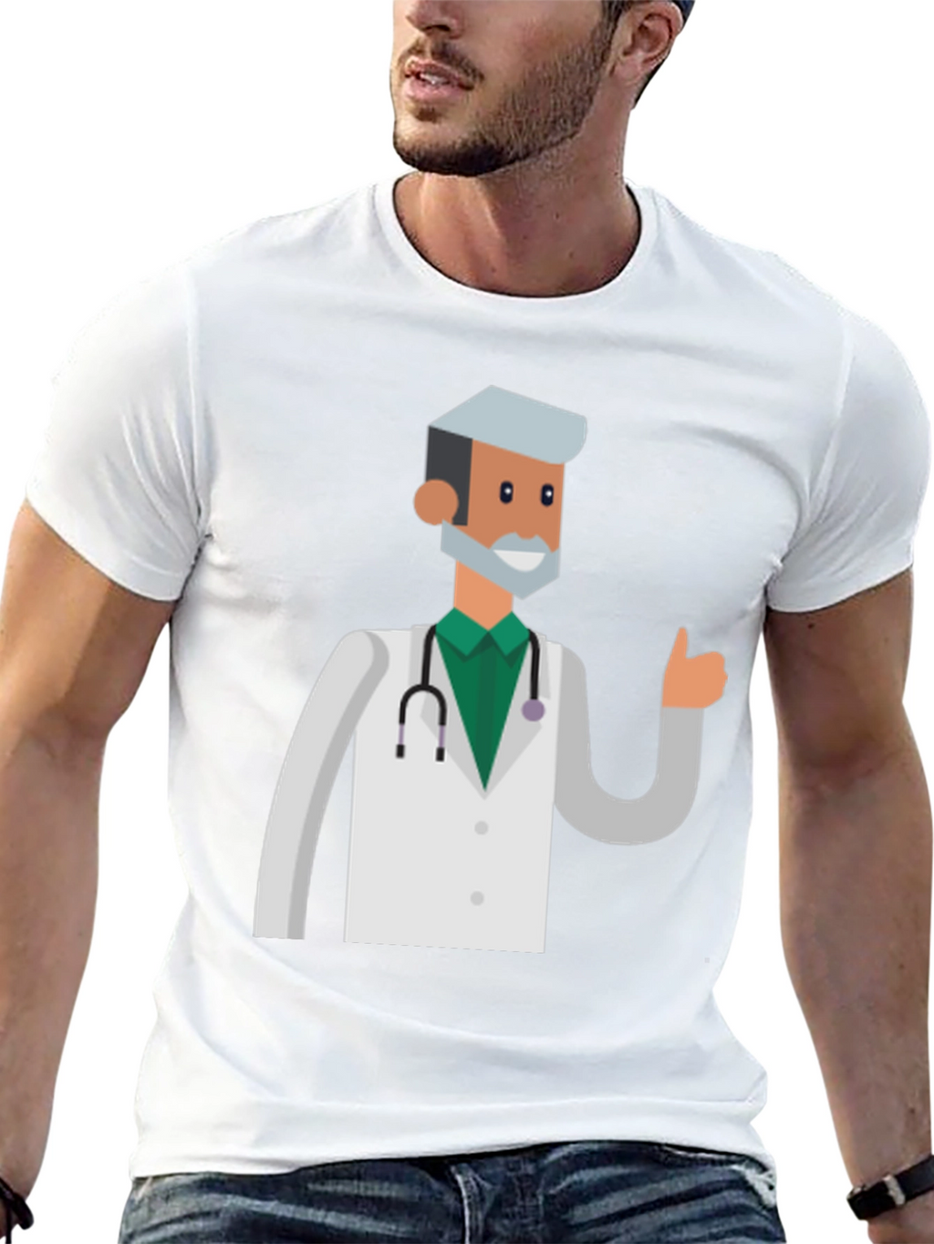 Doctor Graphic Black T-Shirt