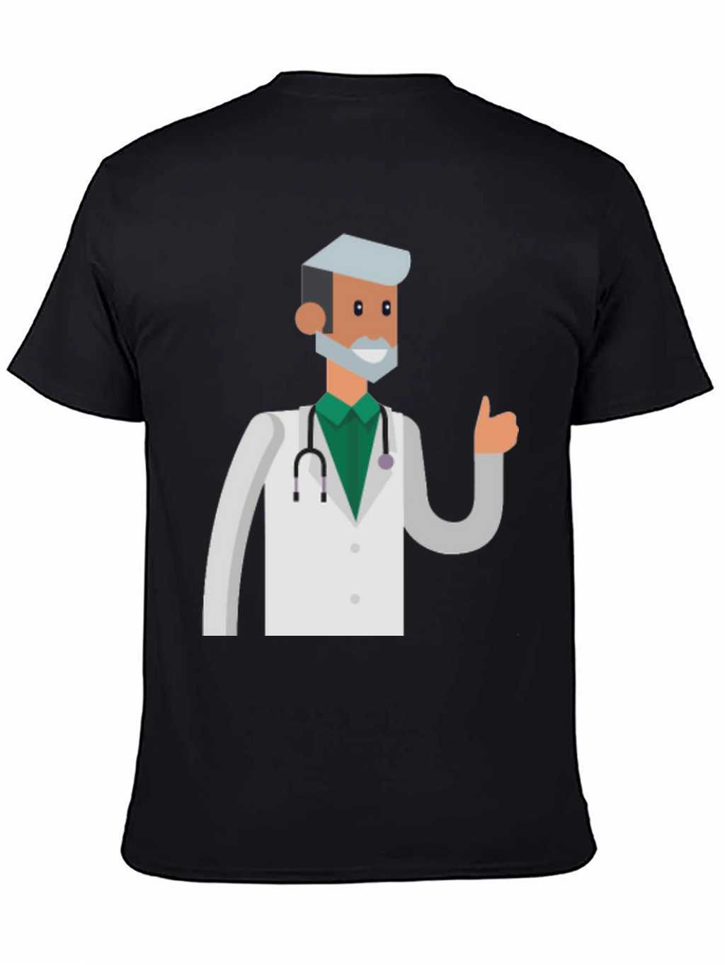 Doctor Graphic Black T-Shirt
