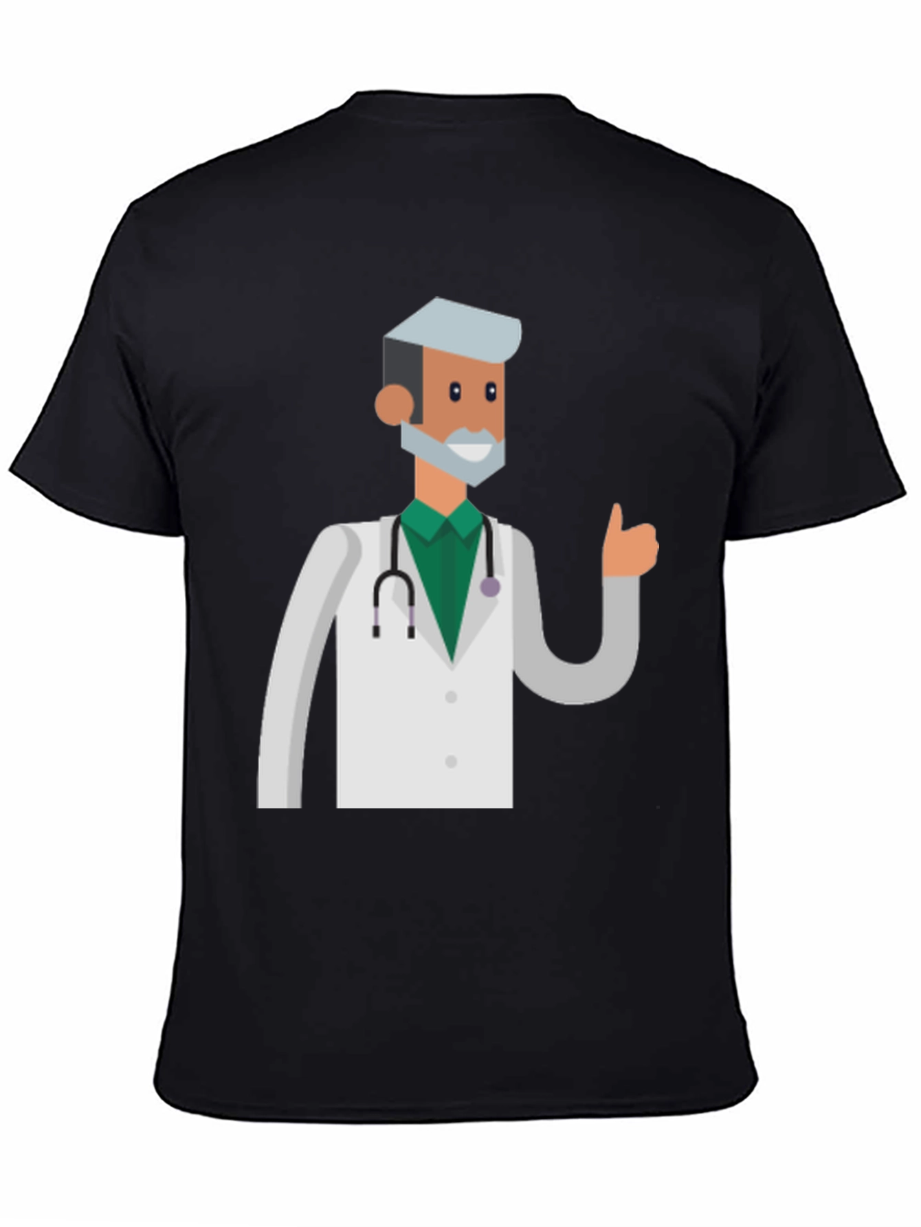 Doctor Graphic Black T-Shirt