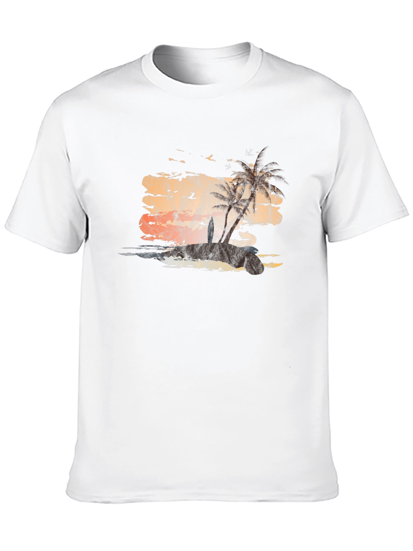 Retro Beach Sunset Tee