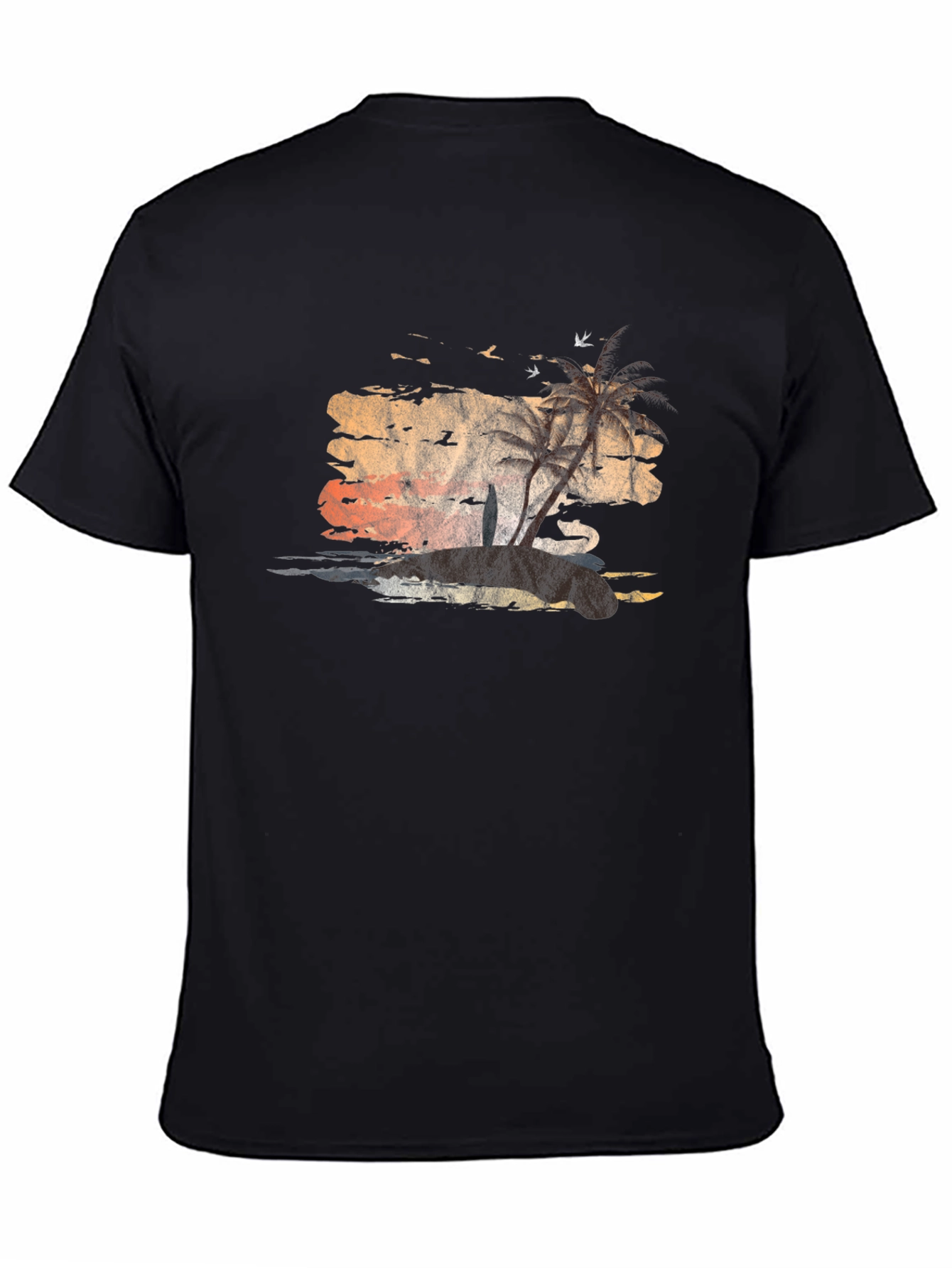 Retro Beach Sunset Tee