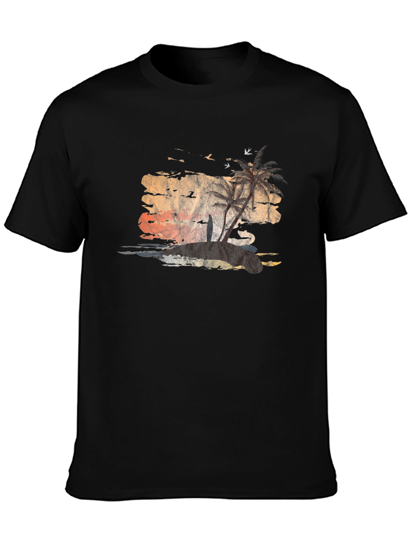 Retro Beach Sunset Tee