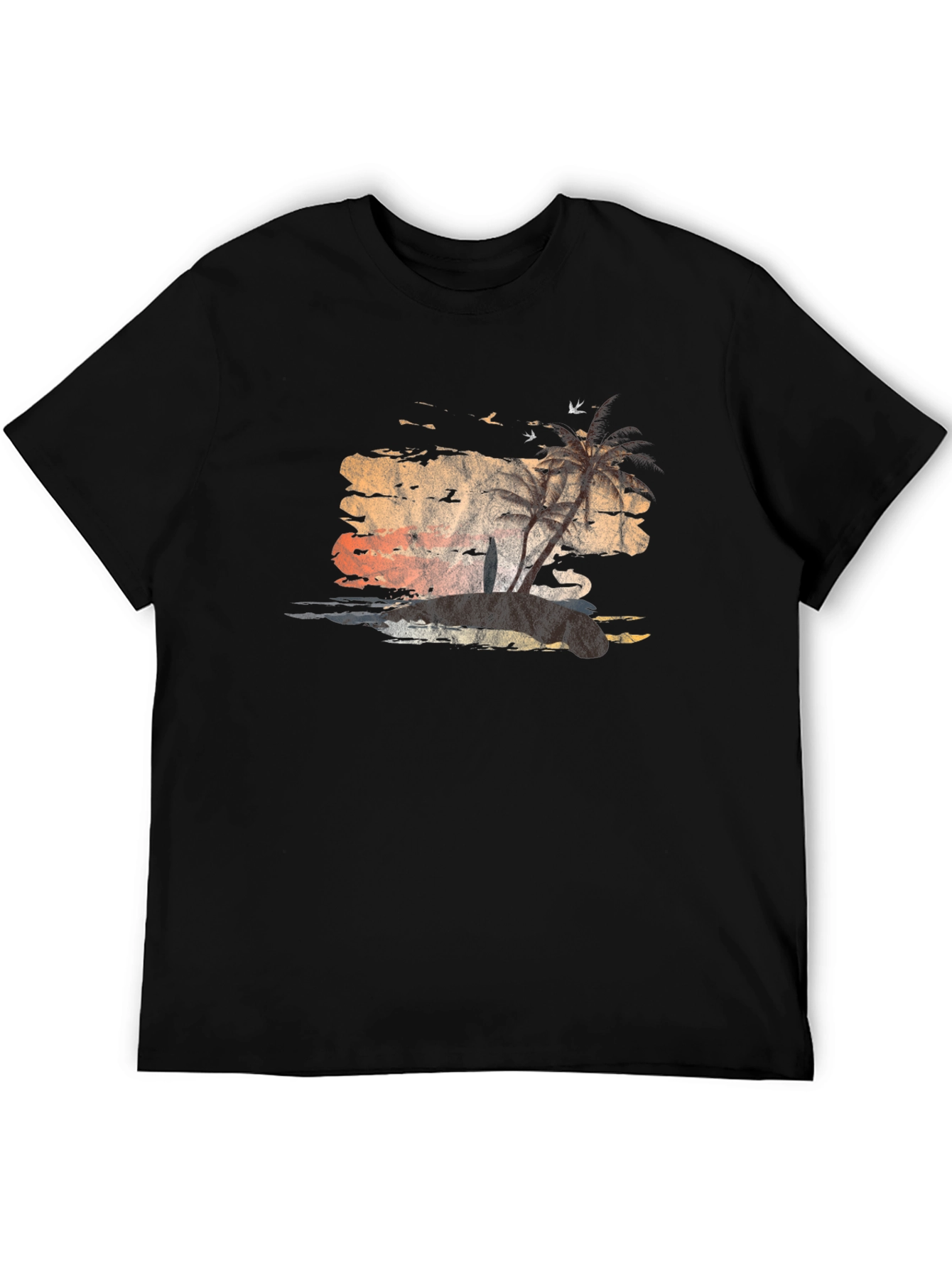 Retro Beach Sunset Tee