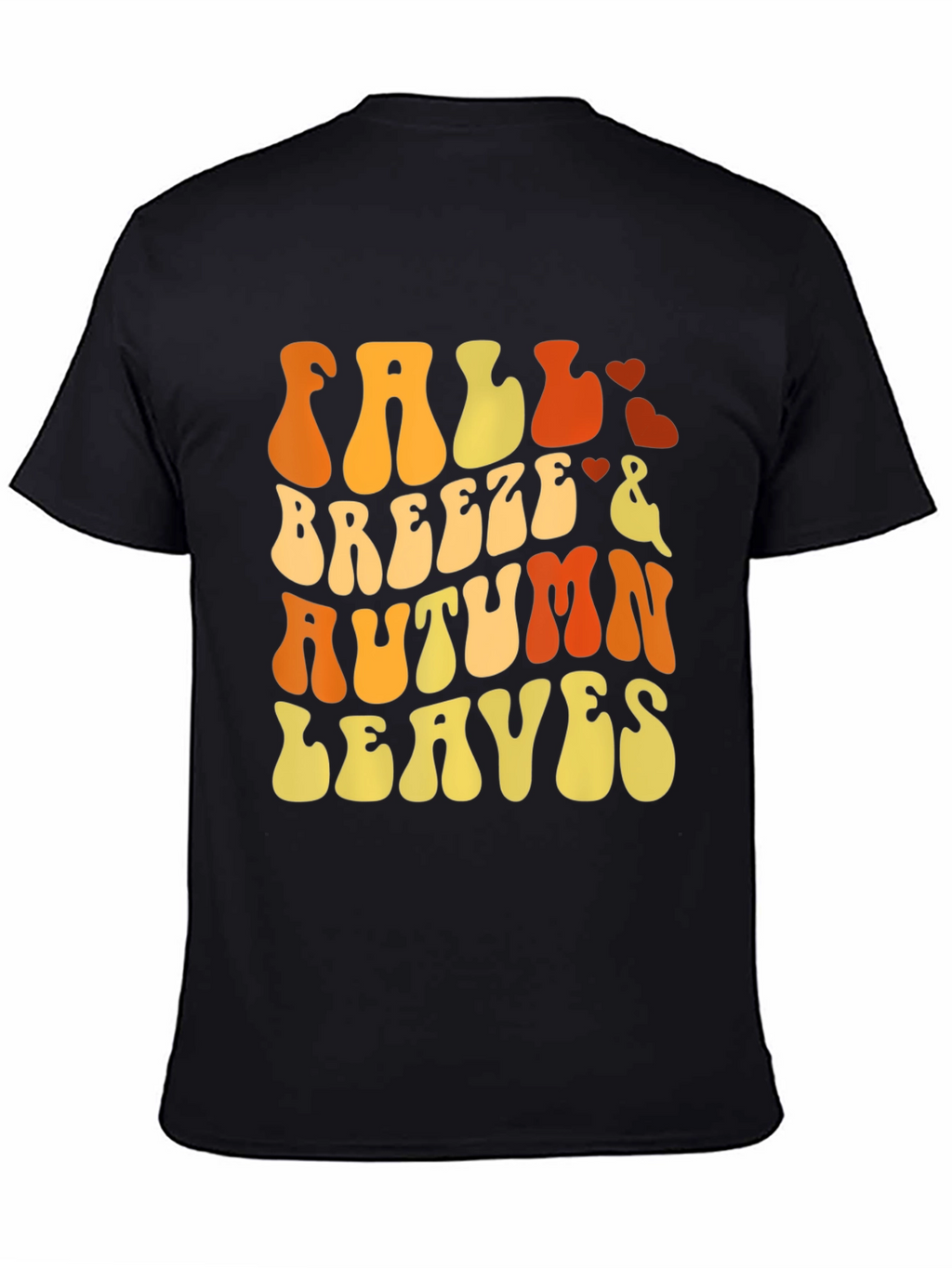 Fall Breeze Autumn Leaves Graphic T-Shirt