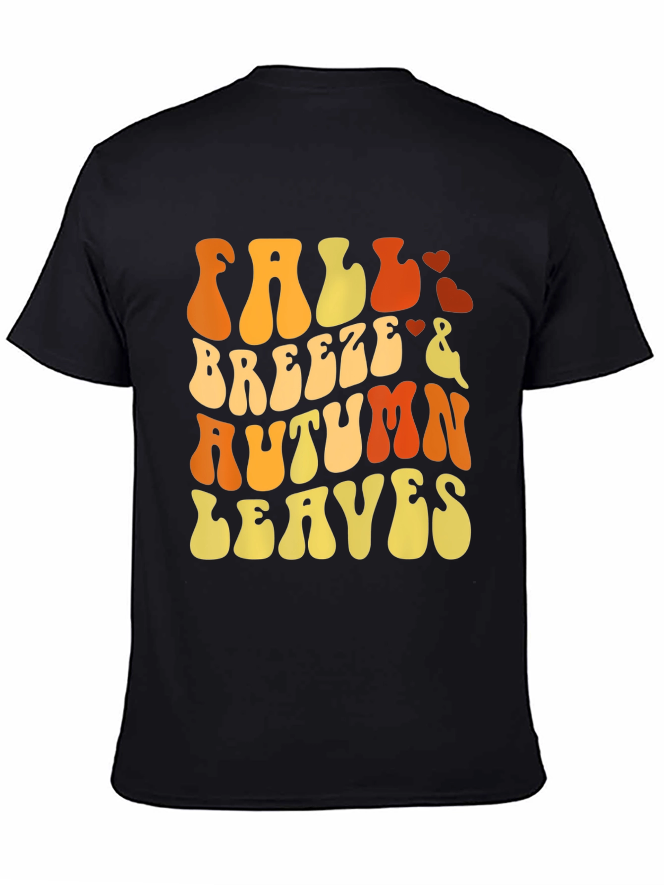 Fall Breeze Autumn Leaves Graphic T-Shirt