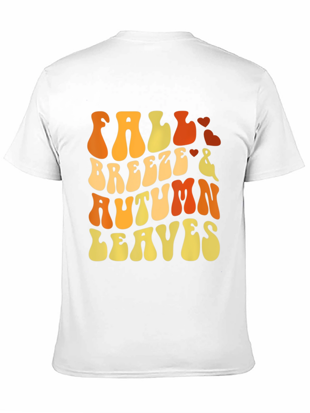 Fall Breeze Autumn Leaves Graphic T-Shirt