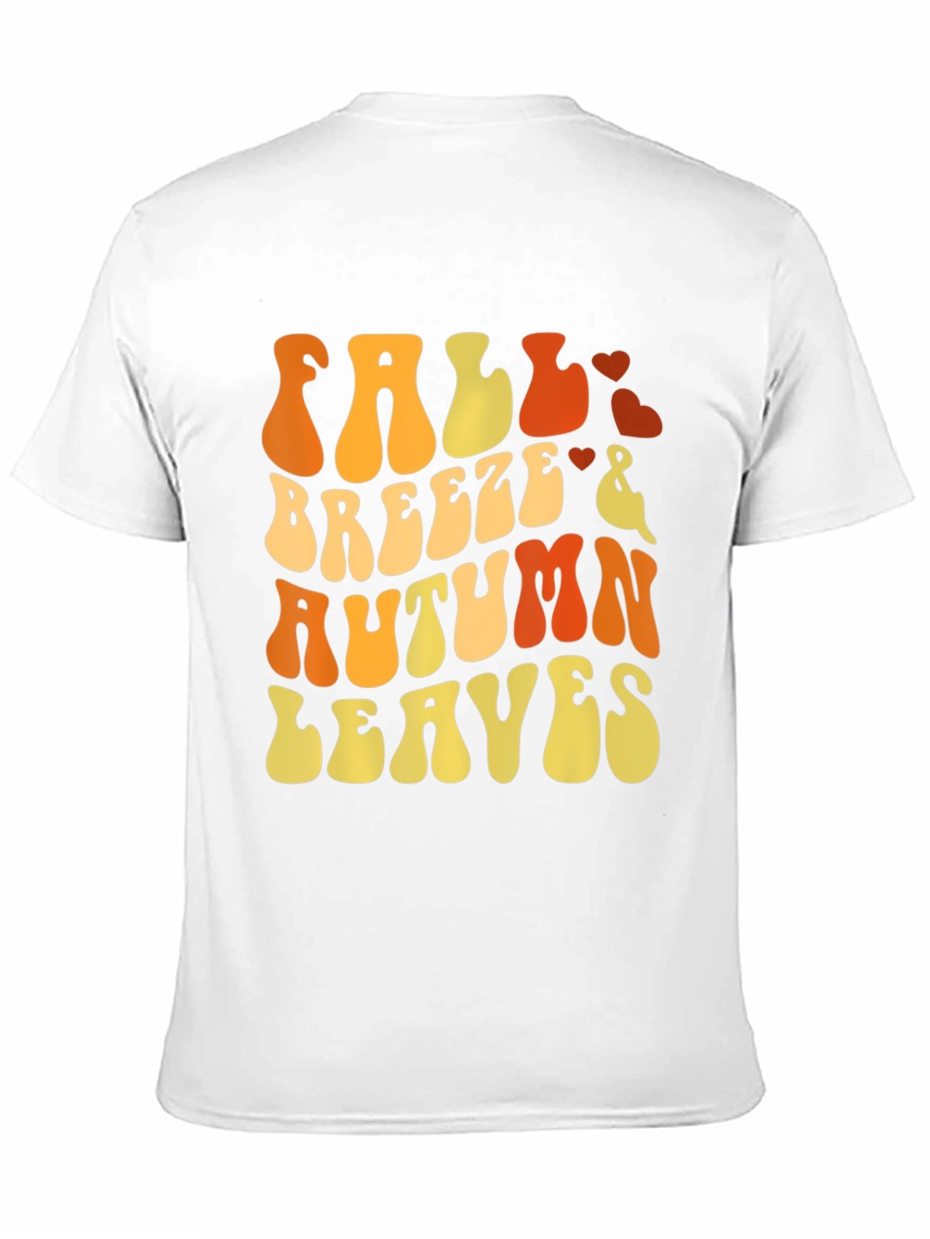 Fall Breeze Autumn Leaves Graphic T-Shirt
