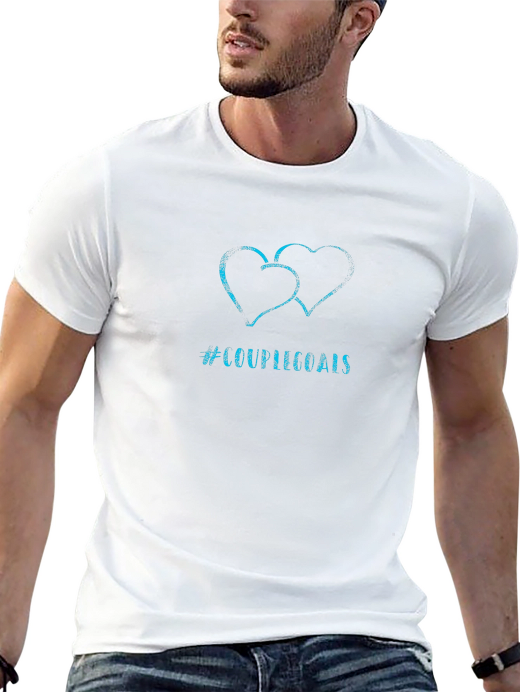 Couple Goals T-Shirt - Black Graphic Tee