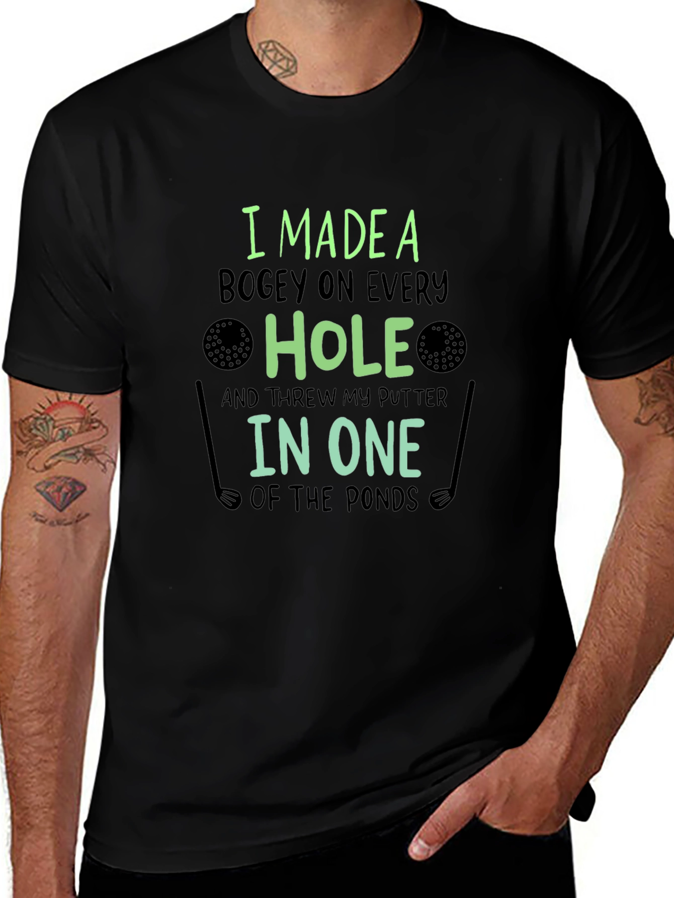 Funny Golf T-Shirt: Bogey on Every Hole