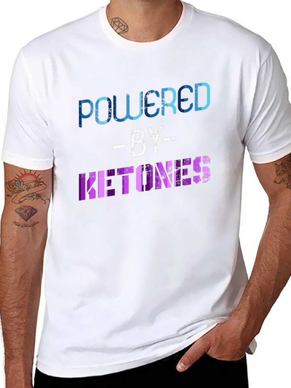 Powered by Ketones Graphic T-Shirt - Black