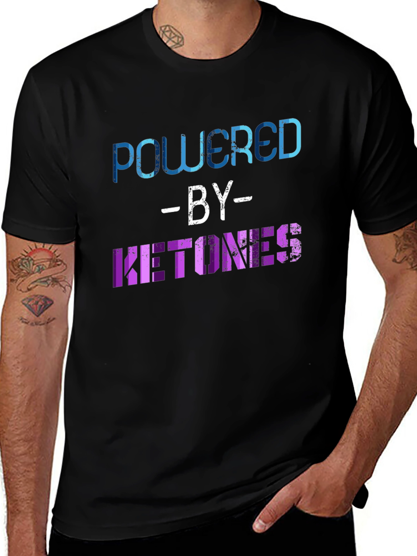 Powered by Ketones Graphic T-Shirt - Black