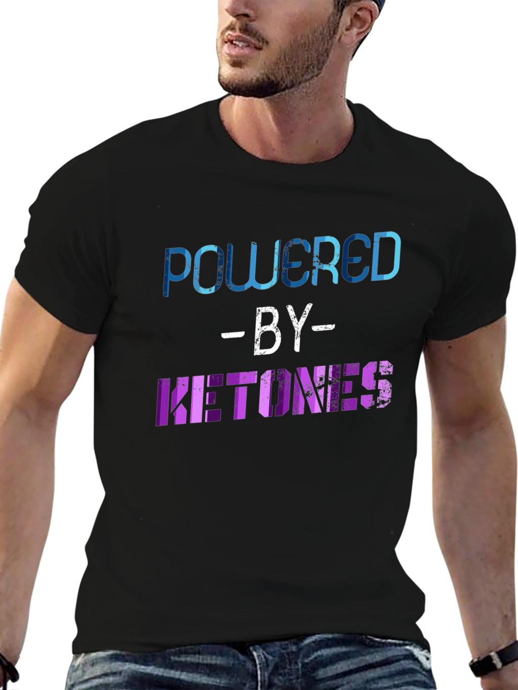 Powered by Ketones Graphic T-Shirt - Black