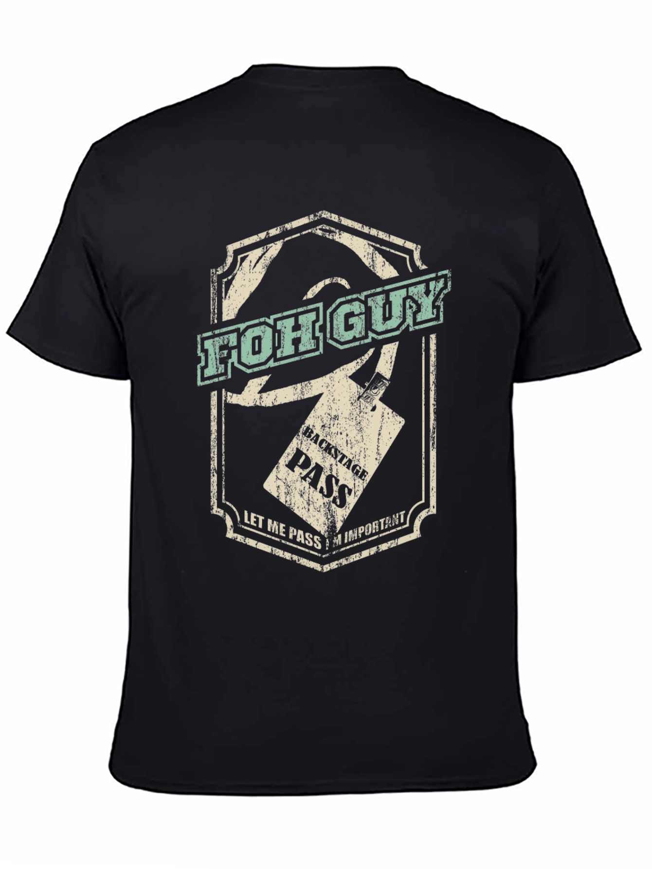 FOH Guy Backstage Pass Graphic Tee