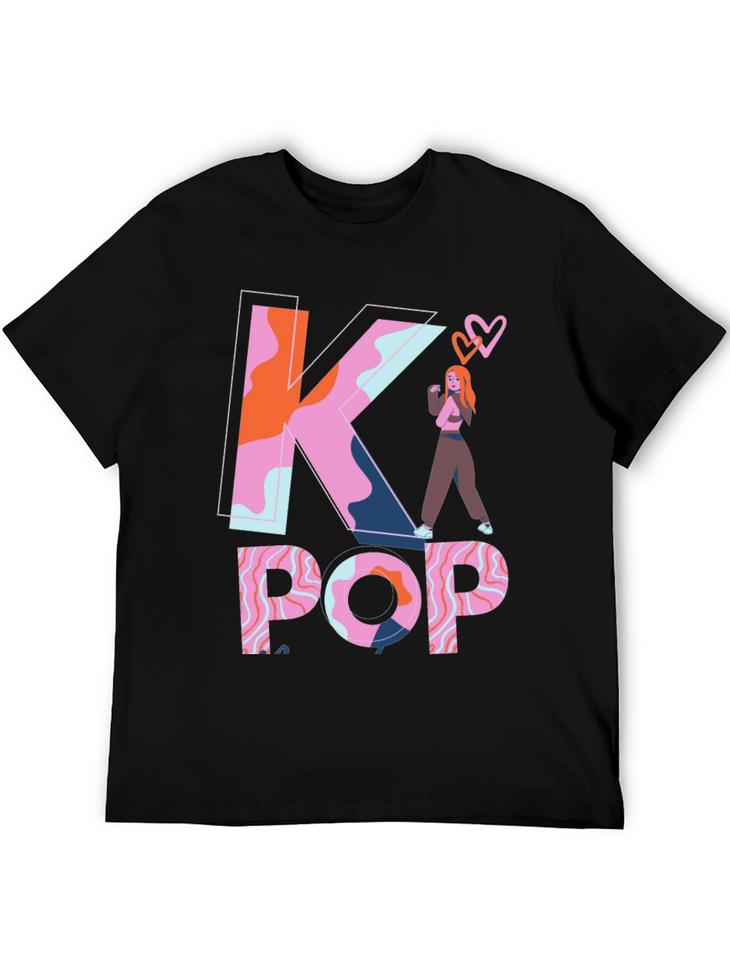 K-Pop Inspired Graphic Tee - Trendy & Unique