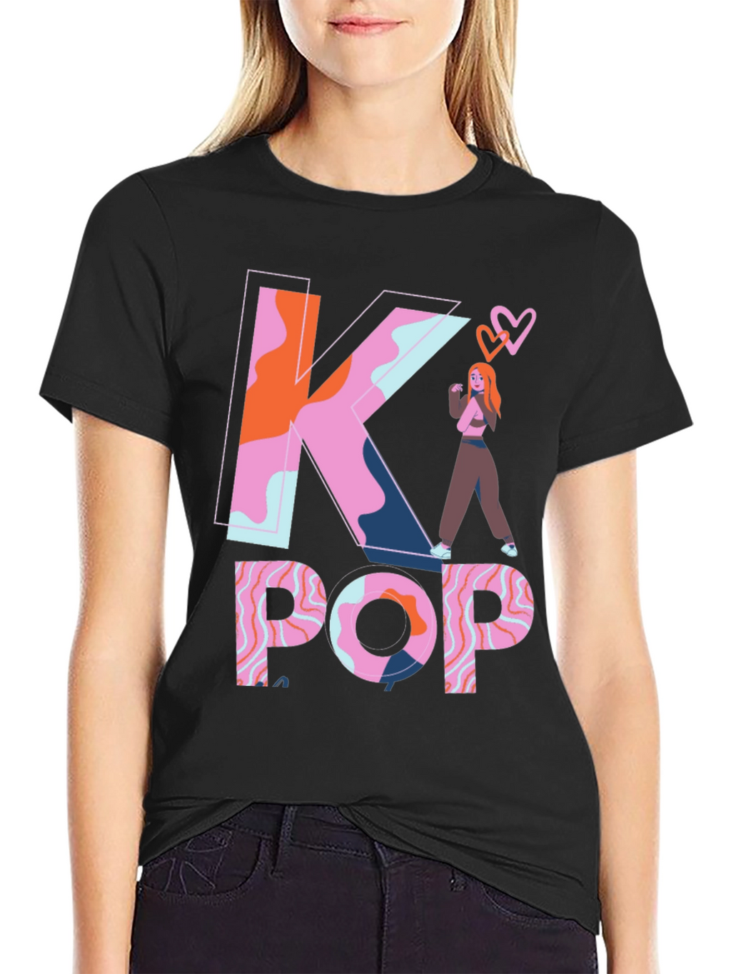 K-Pop Inspired Graphic Tee - Trendy & Unique