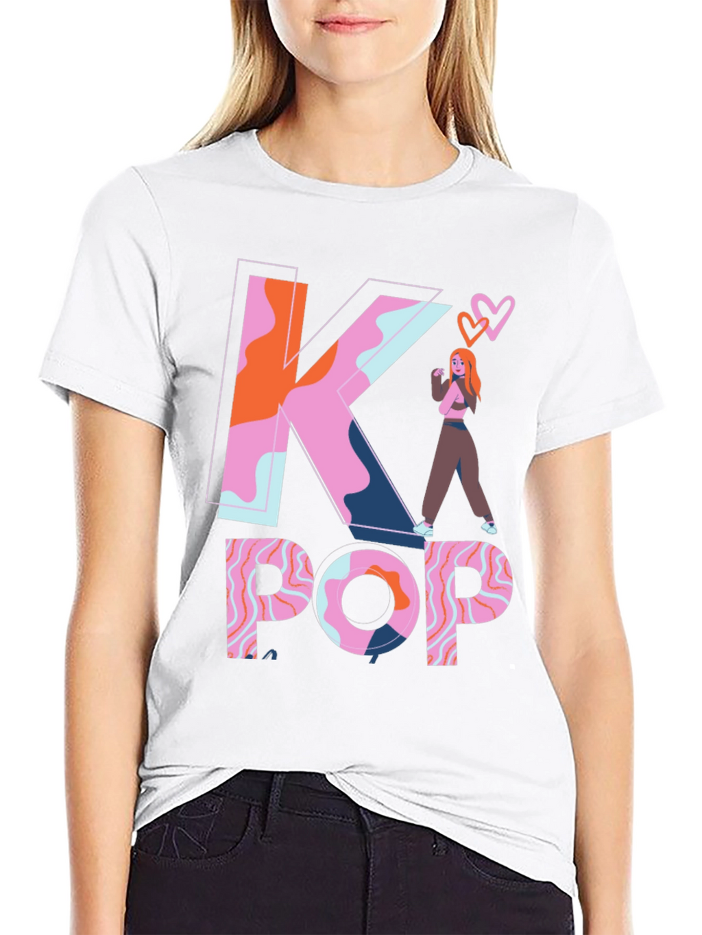 K-Pop Inspired Graphic Tee - Trendy & Unique