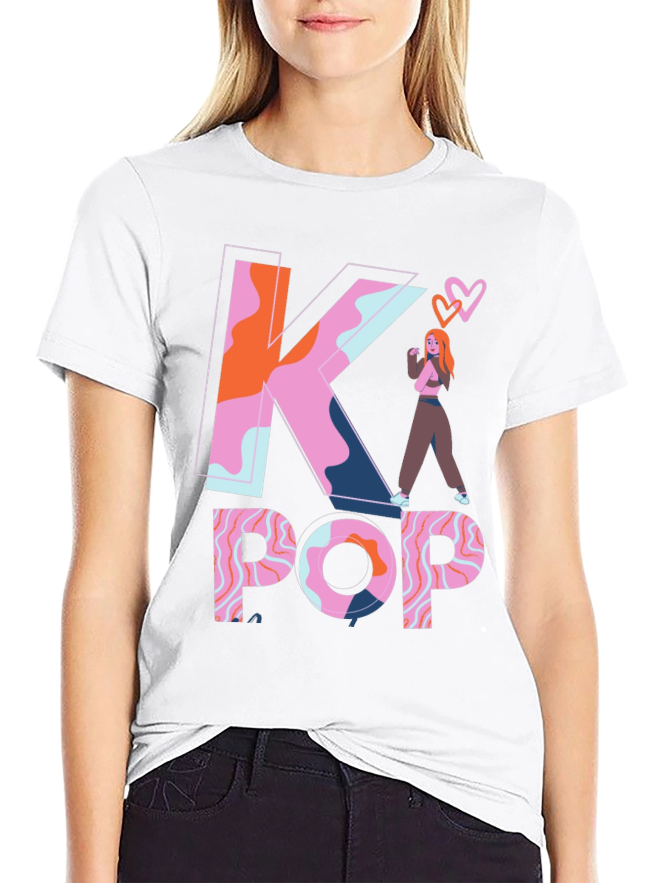 K-Pop Inspired Graphic Tee - Trendy & Unique