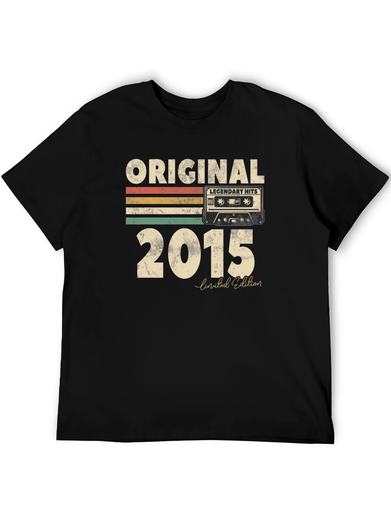 Original 2015 Legendary Hits Cassette Tape T-Shirt