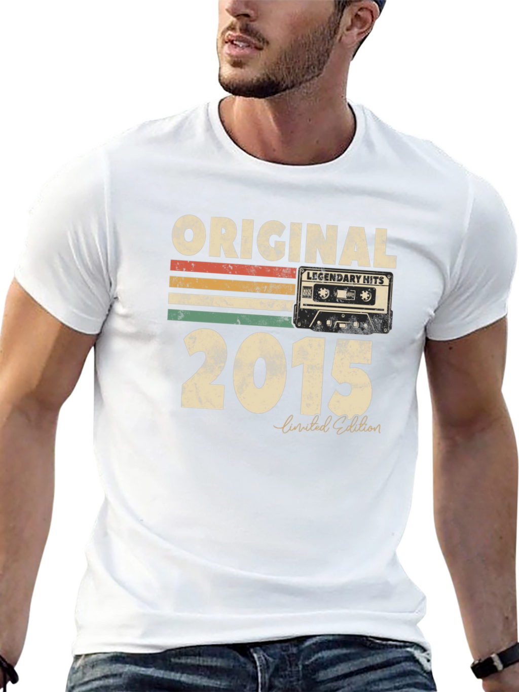 Original 2015 Legendary Hits Cassette Tape T-Shirt