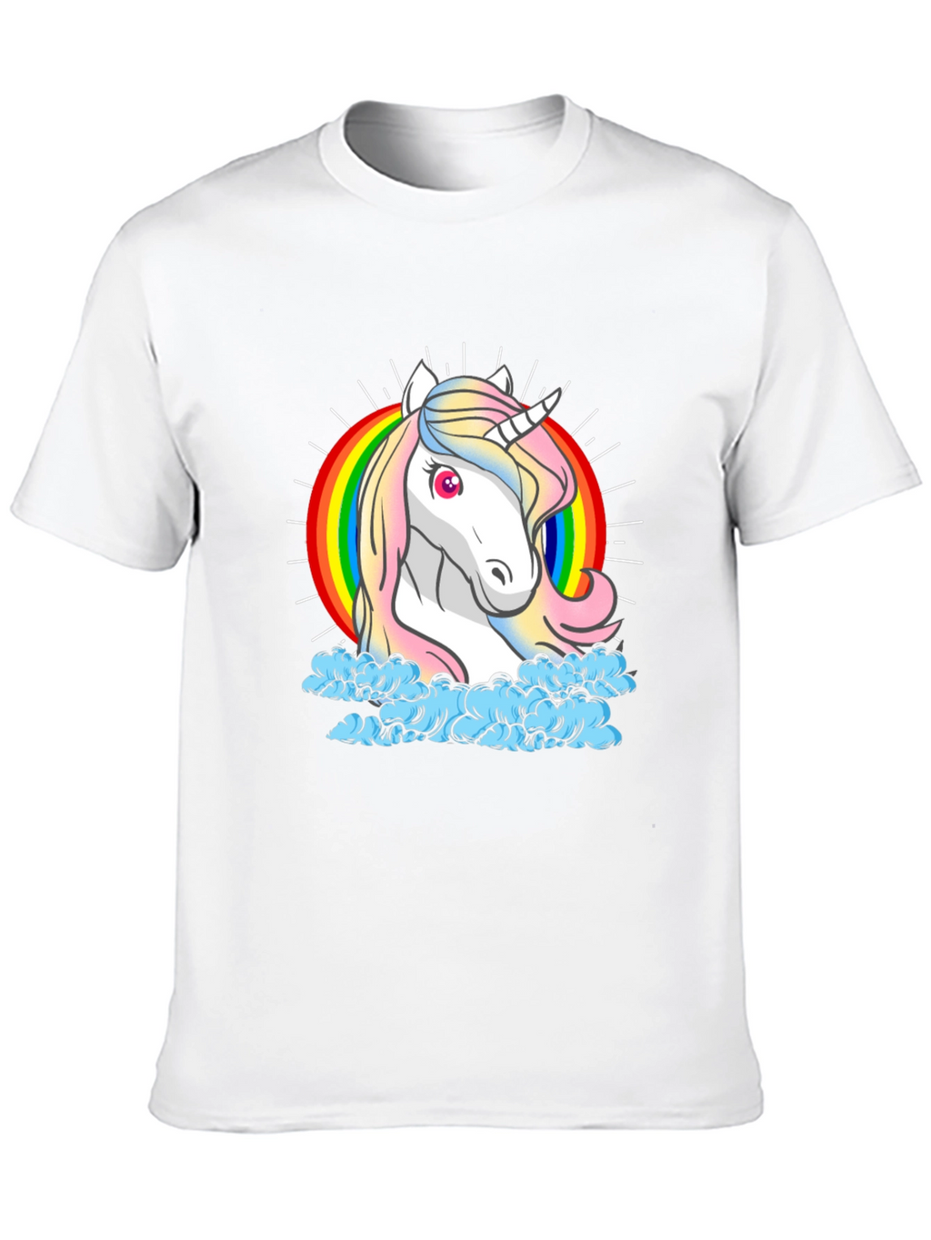 Unicorn Rainbow Graphic T-Shirt