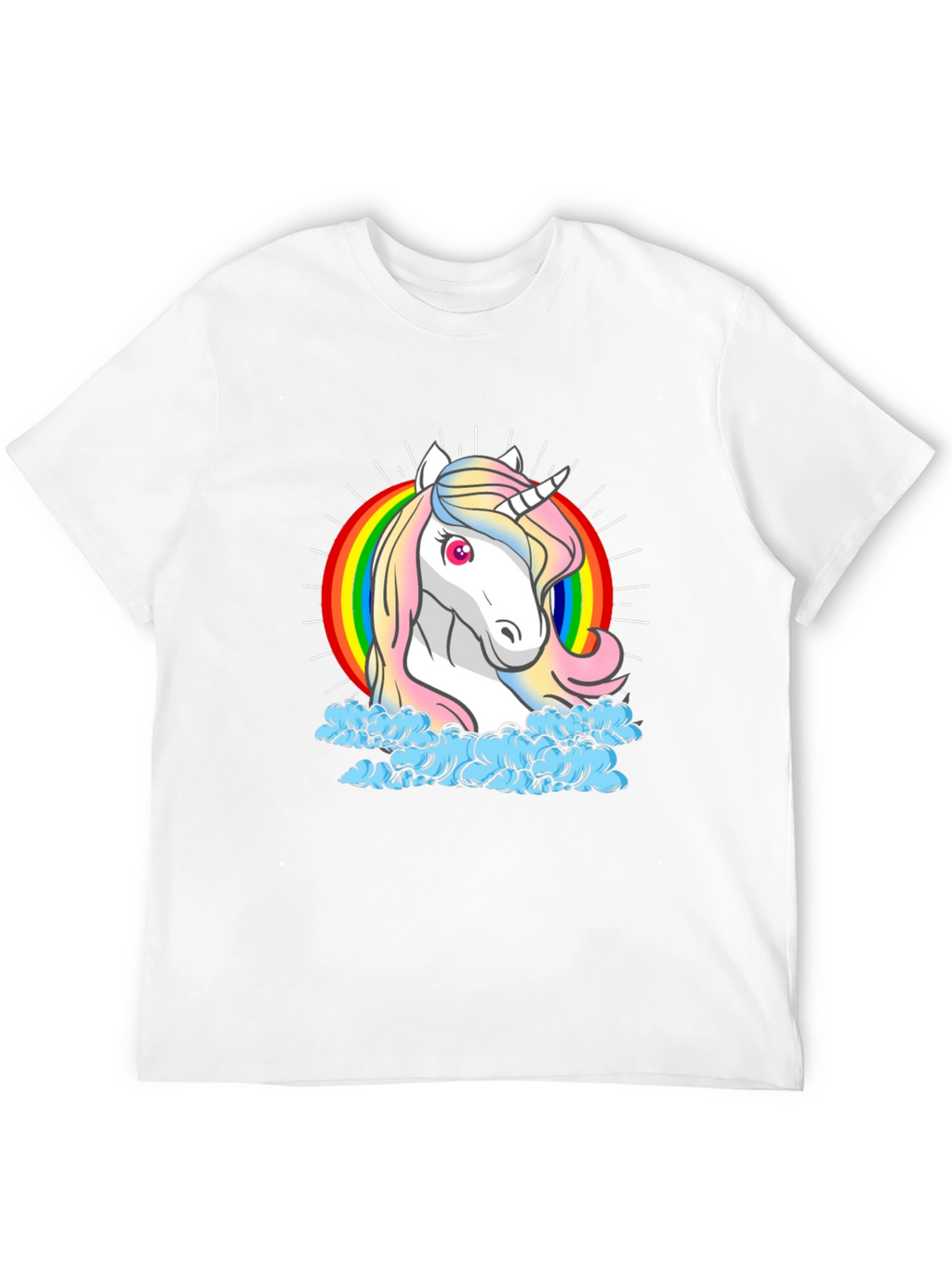 Unicorn Rainbow Graphic T-Shirt