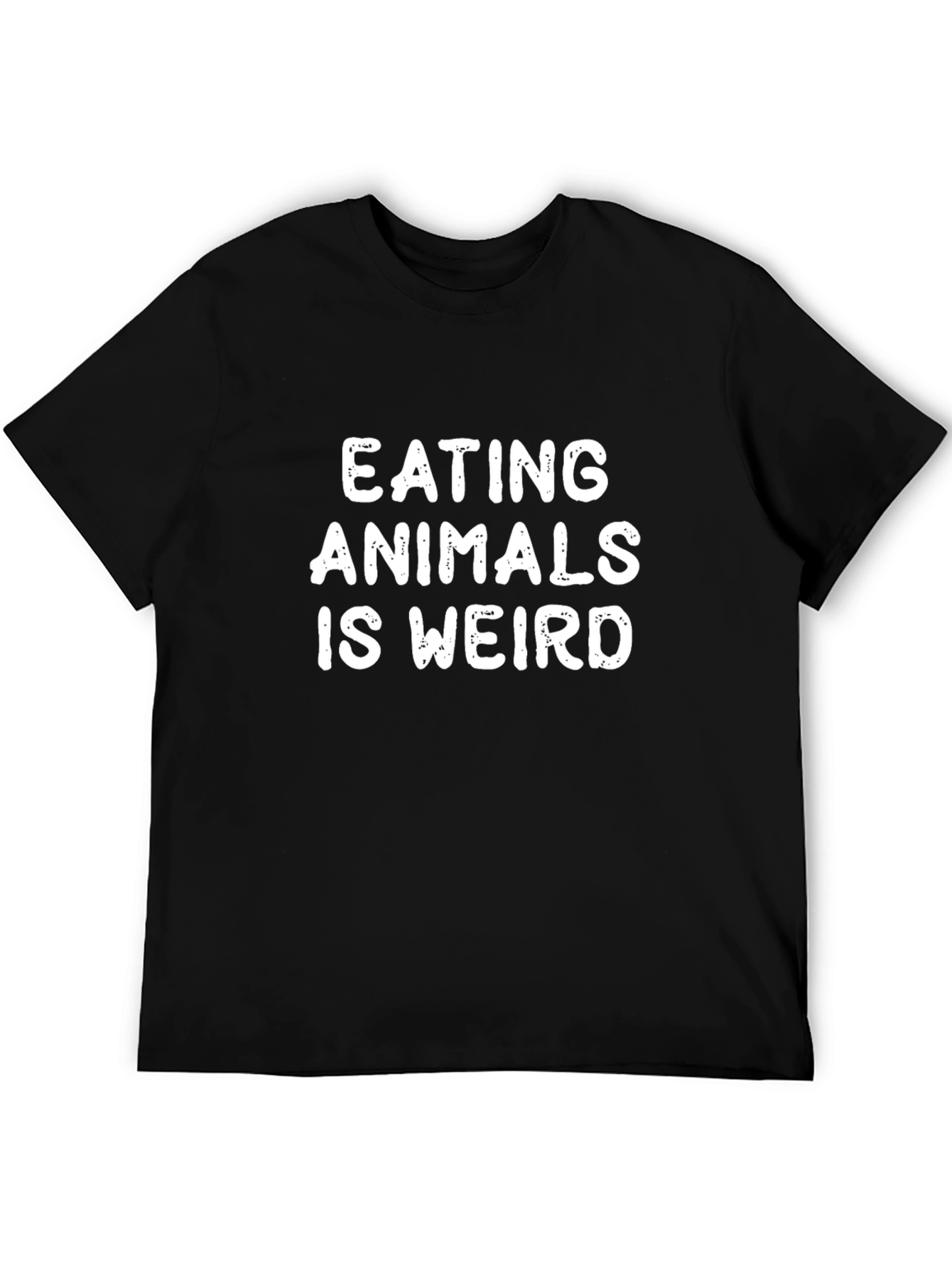 Eating Animals Is Weird Graphic Tee - Vegan T-Shirt