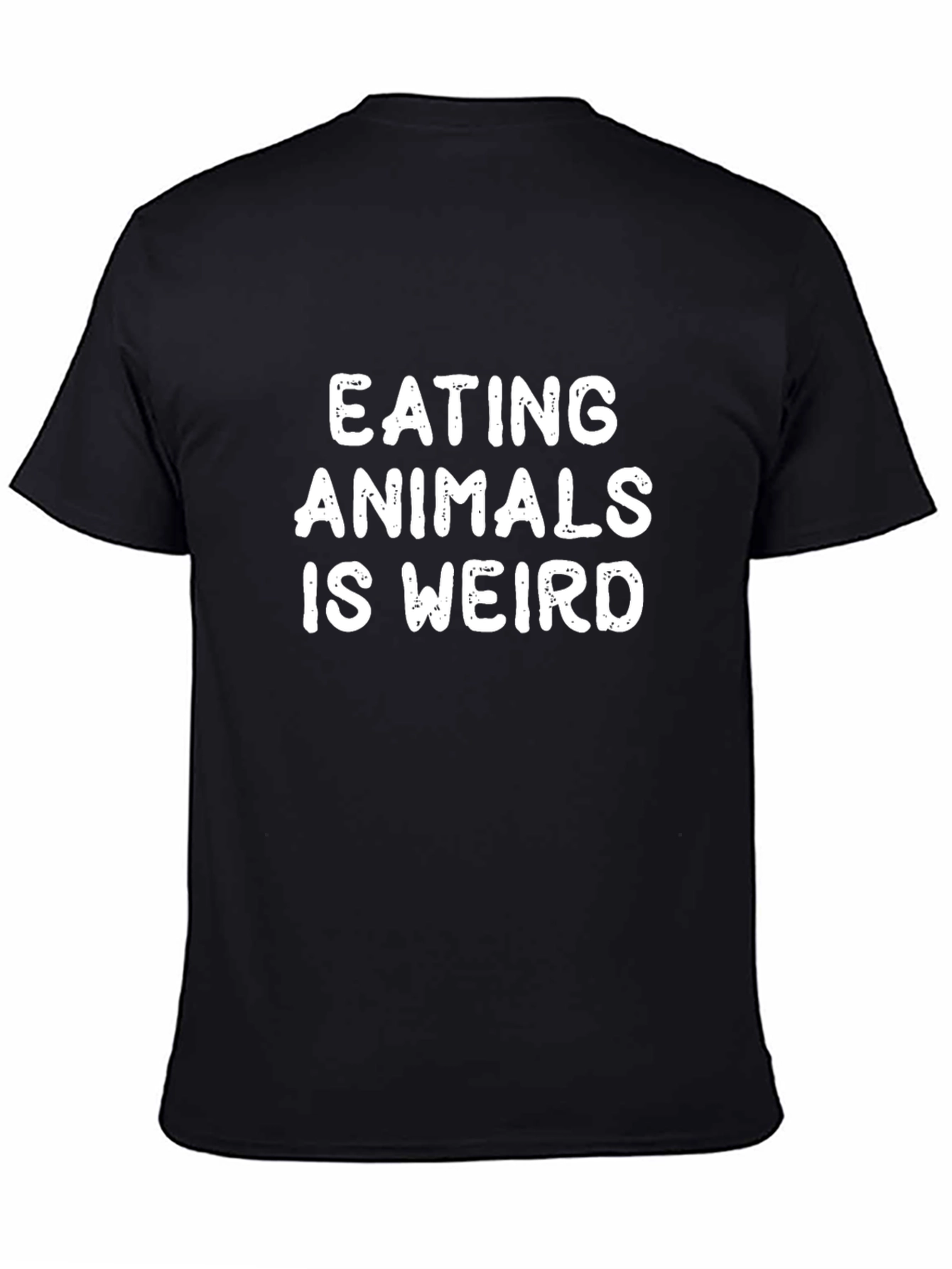 Eating Animals Is Weird Graphic Tee - Vegan T-Shirt