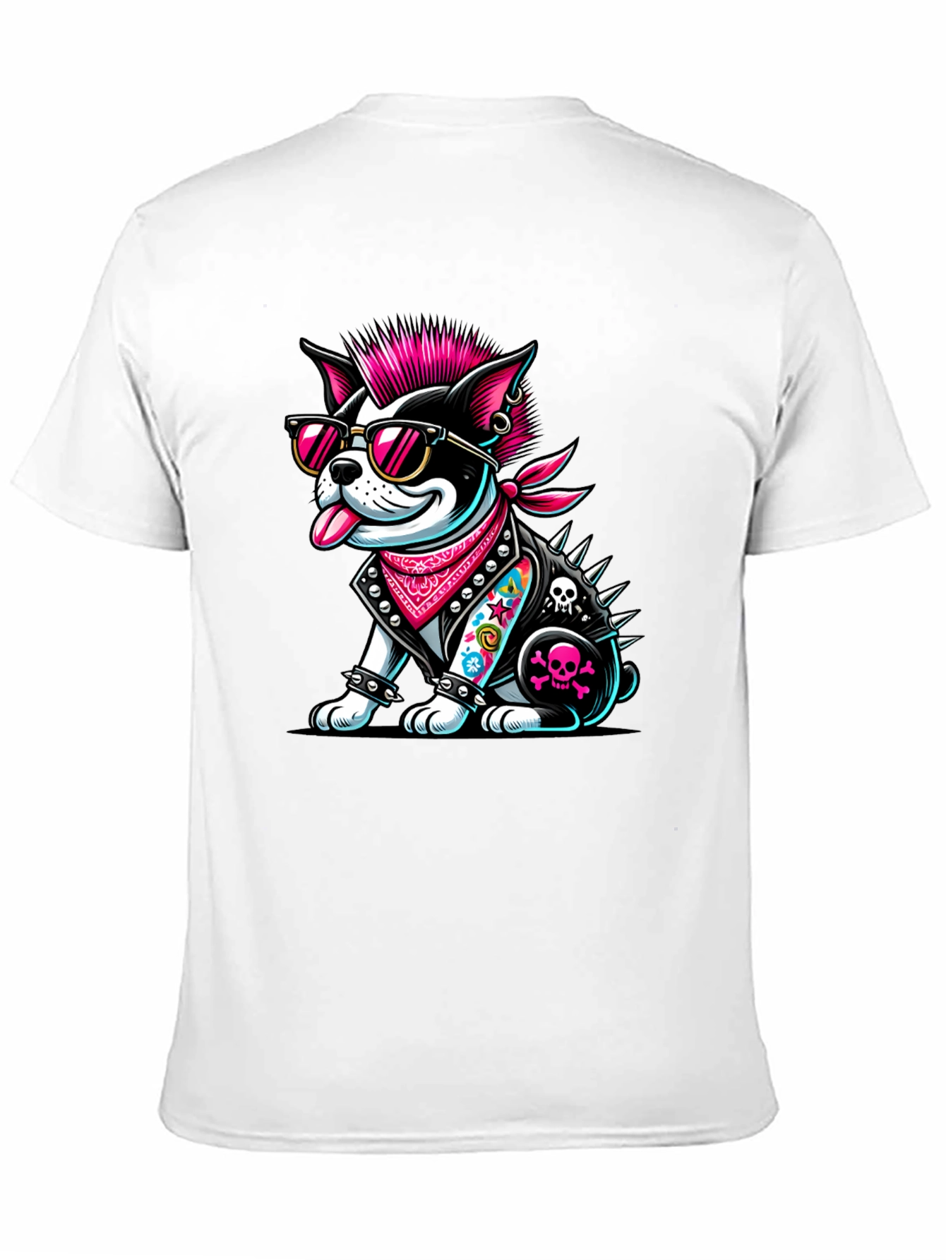 Punk Dog T-Shirt: Rocker Puppy Tee