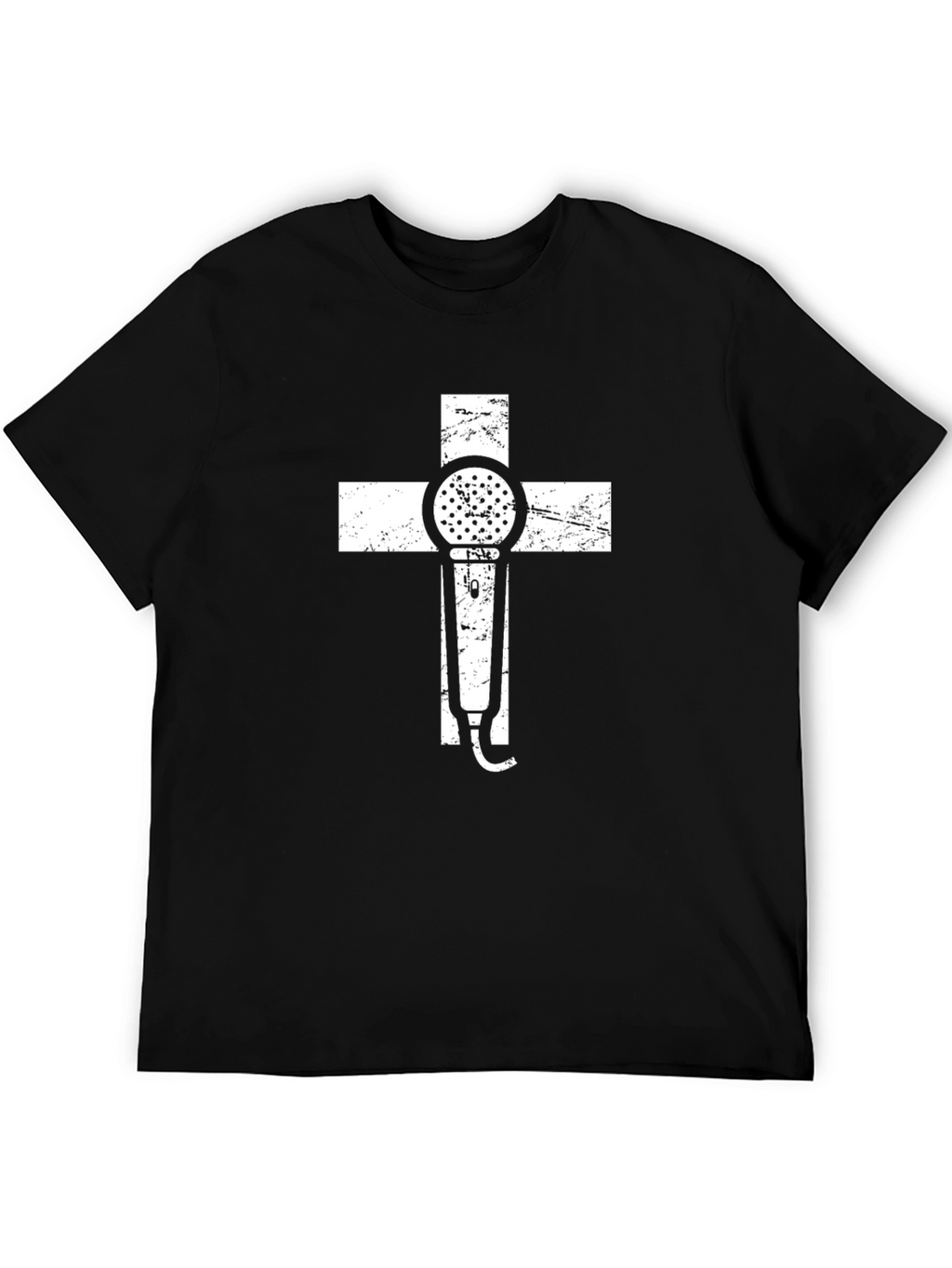 Microphone Cross Graphic Tee