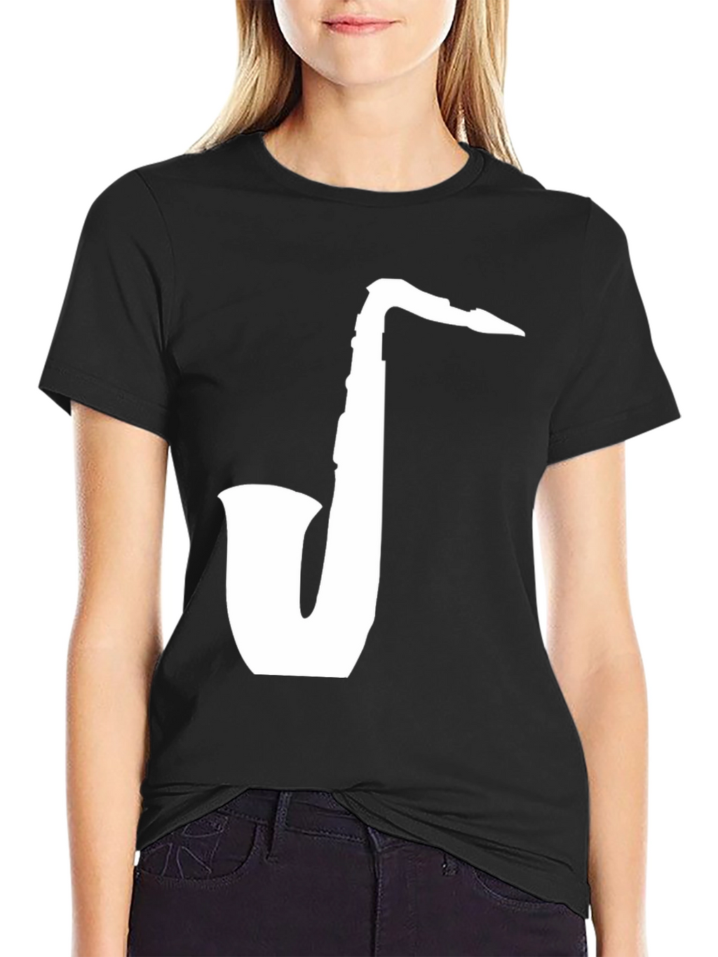 Saxophone Graphic Tee - Cool Music Lover Shirt