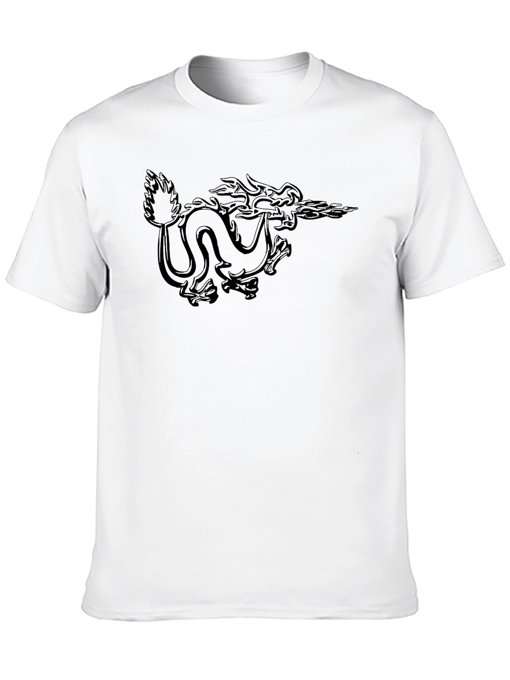 Black Dragon Graphic Tee - Mens Classic Fit