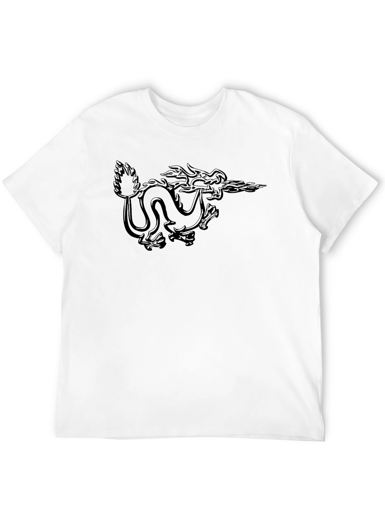 Black Dragon Graphic Tee - Mens Classic Fit