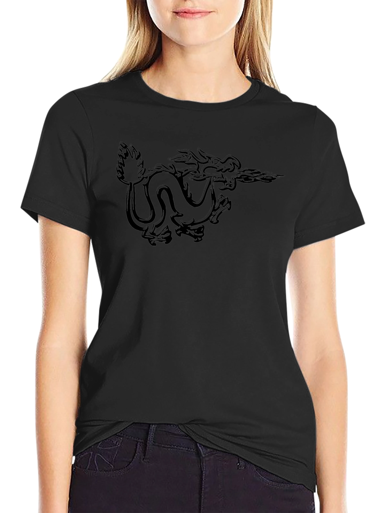 Black Dragon Graphic Tee - Mens Classic Fit