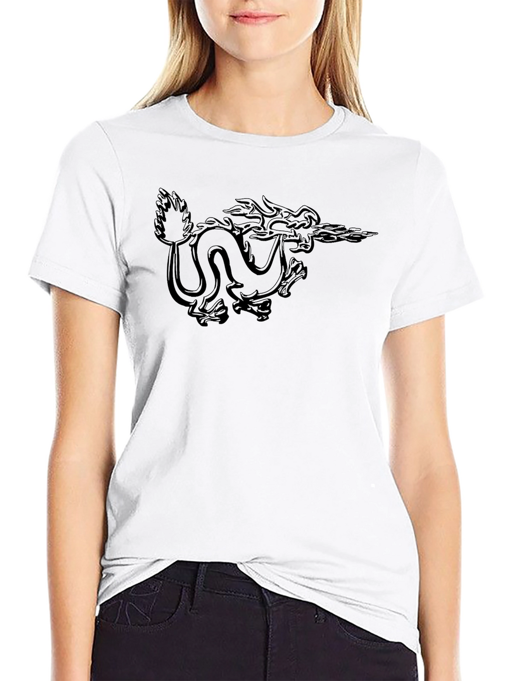 Black Dragon Graphic Tee - Mens Classic Fit