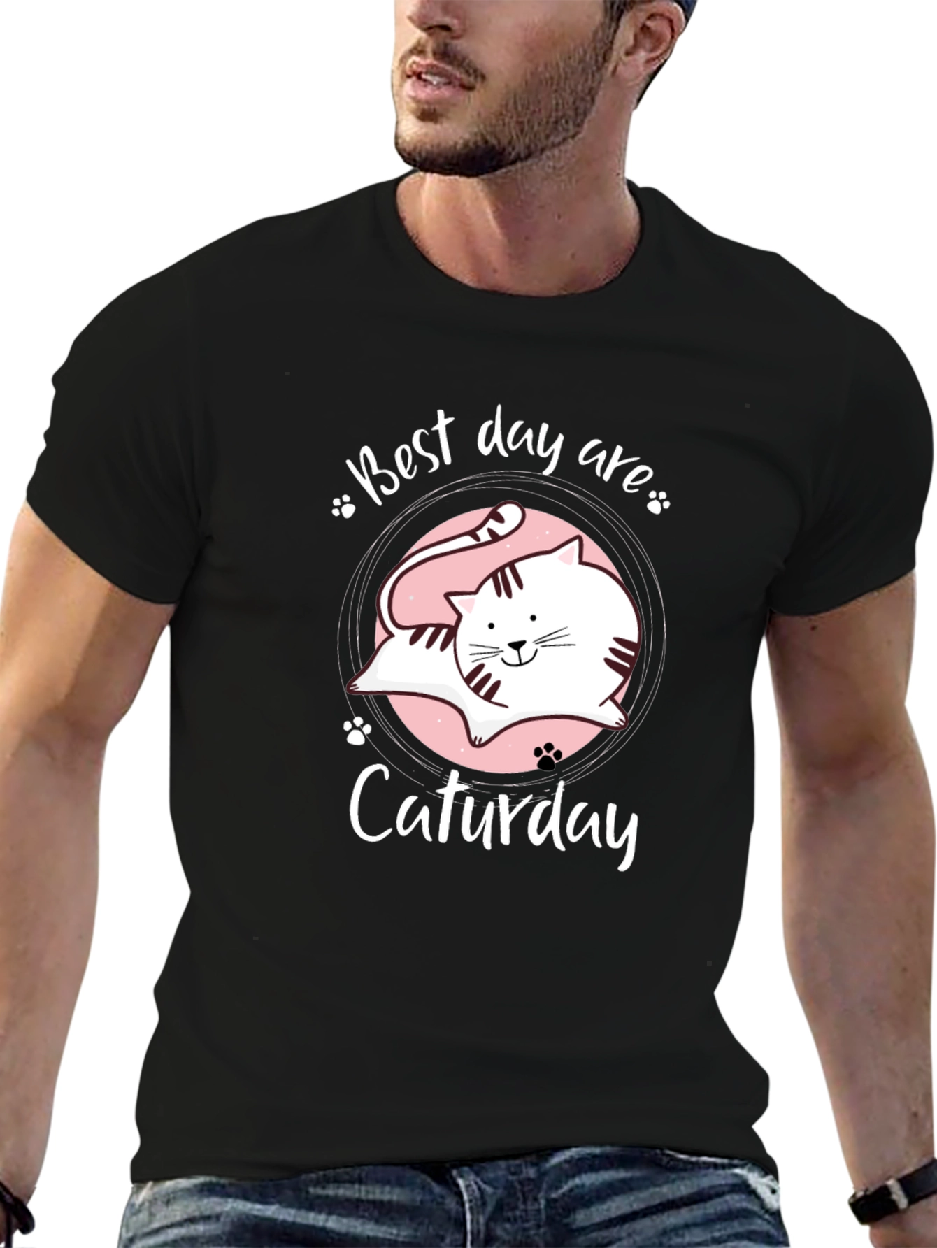 Caturday Cat T-Shirt - Best Day Ever!