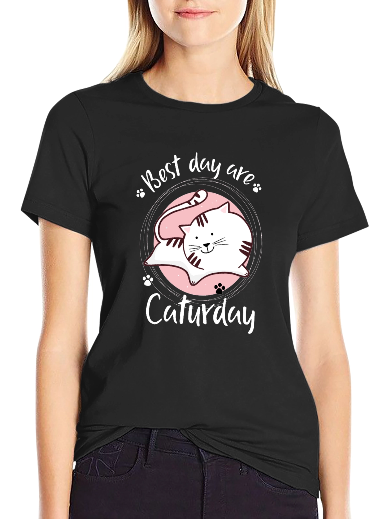 Caturday Cat T-Shirt - Best Day Ever!