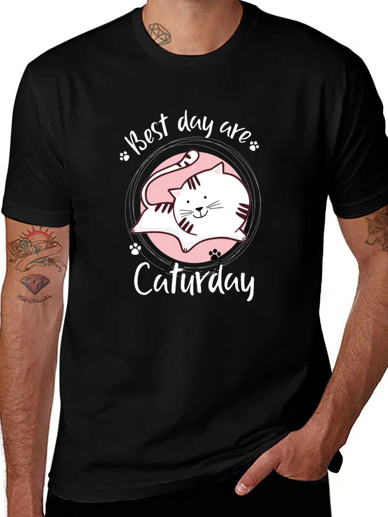 Caturday Cat T-Shirt - Best Day Ever!