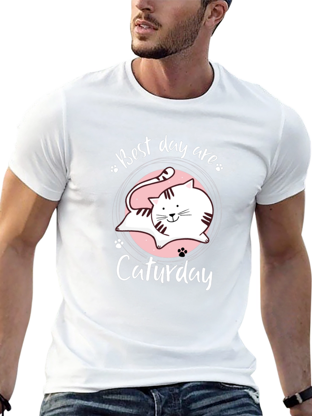 Caturday Cat T-Shirt - Best Day Ever!