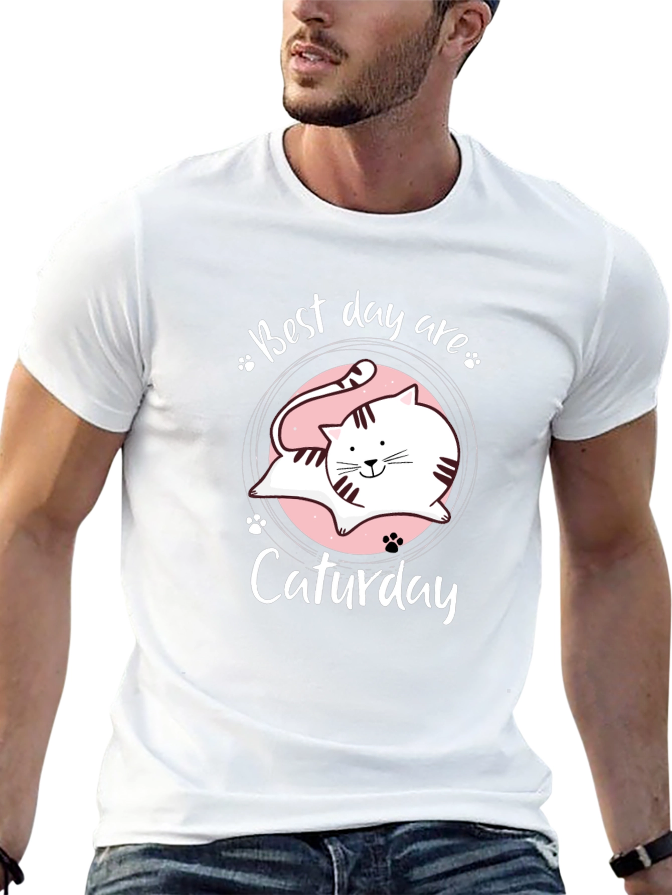 Caturday Cat T-Shirt - Best Day Ever!