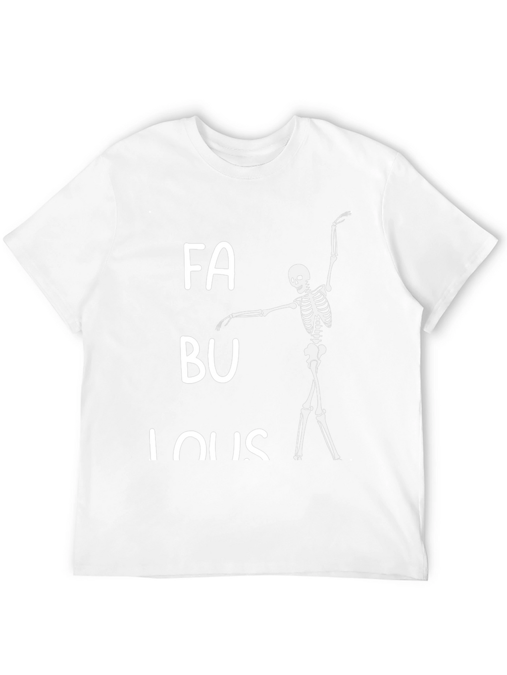 Fabulous Skeleton Graphic Tee - Black