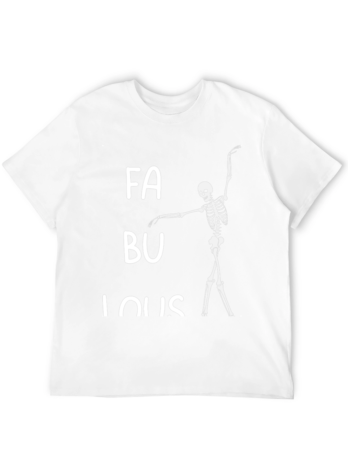 Fabulous Skeleton Graphic Tee - Black