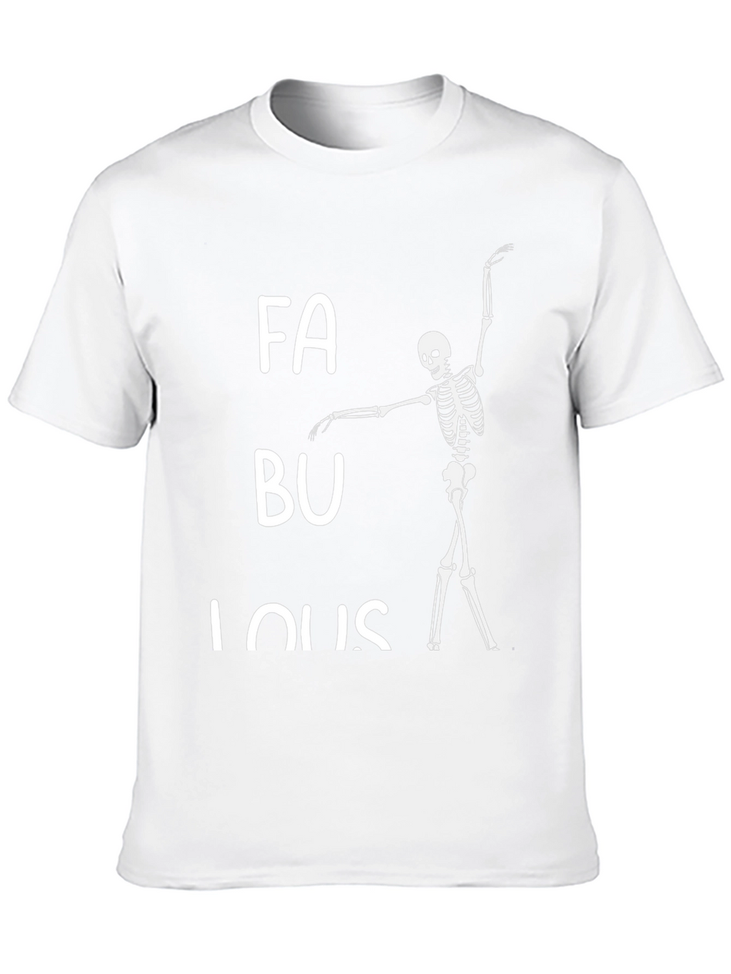 Fabulous Skeleton Graphic Tee - Black