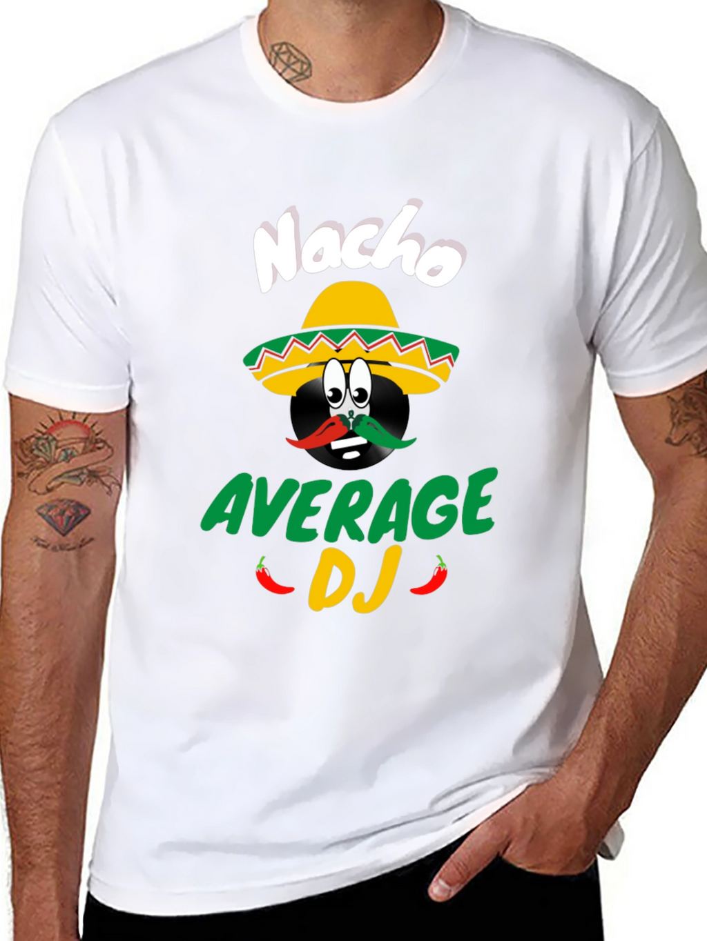 Nacho Average DJ Graphic Tee