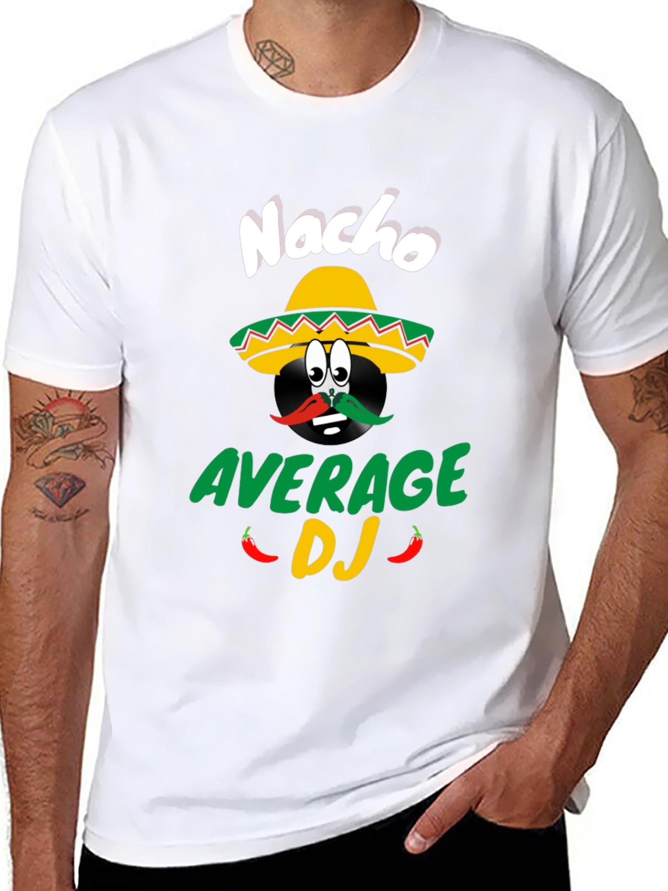 Nacho Average DJ Graphic Tee