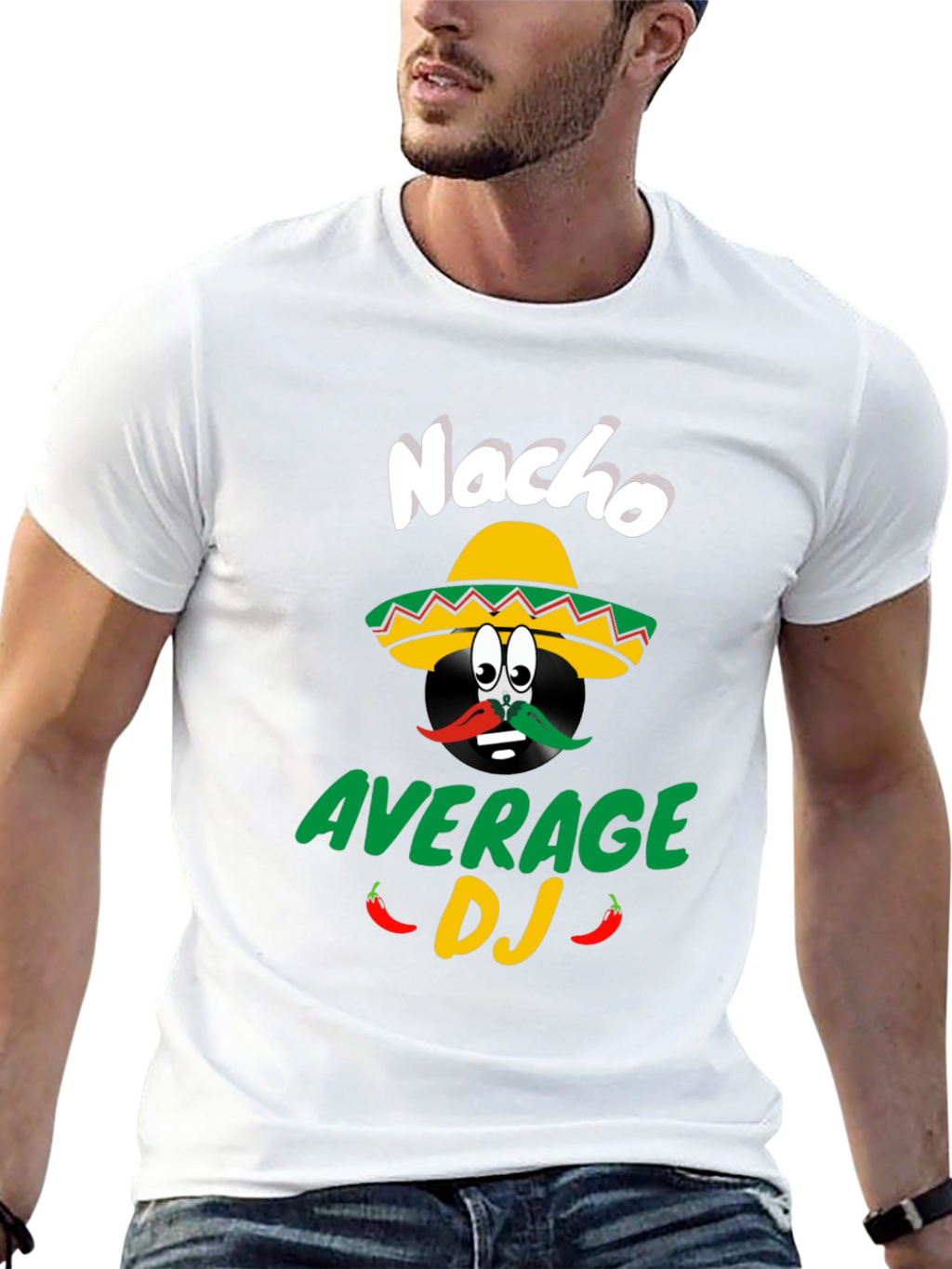 Nacho Average DJ Graphic Tee