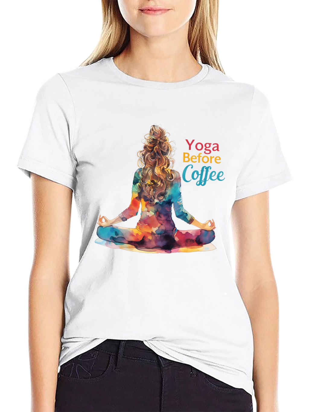 Yoga Before Coffee Graphic Tee
