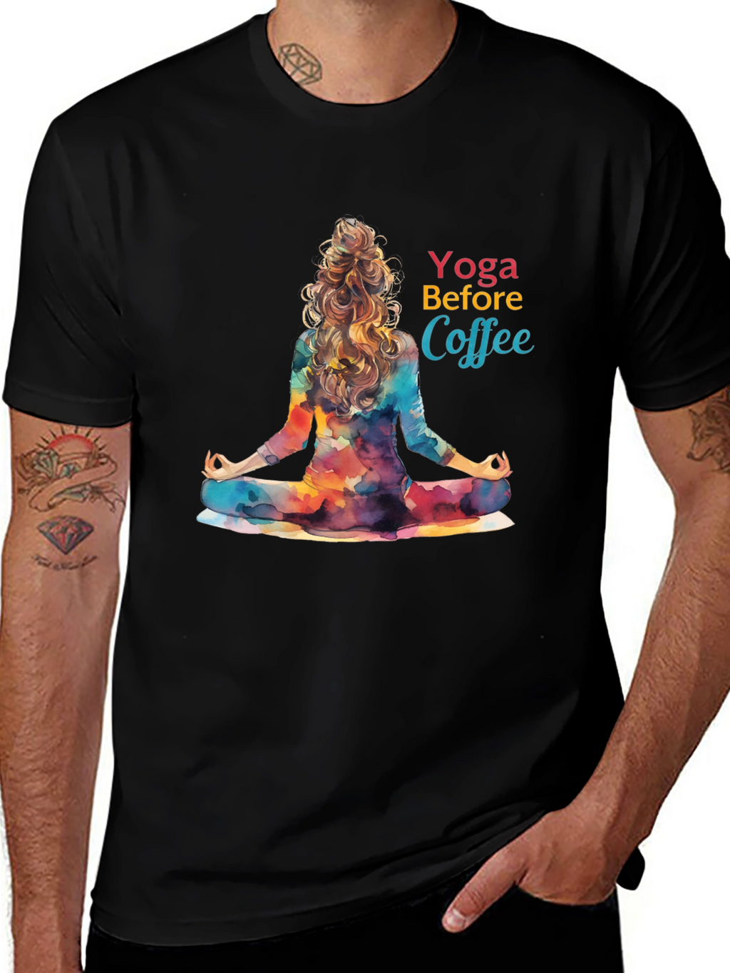 Yoga Before Coffee Graphic Tee