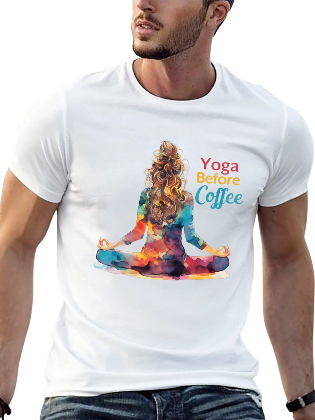 Yoga Before Coffee Graphic Tee