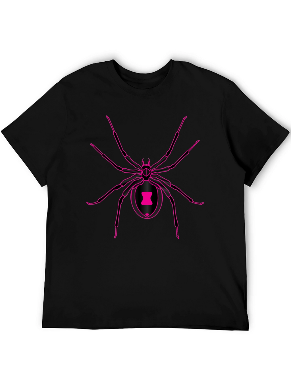 Black Widow Spider Graphic Tee - Mens